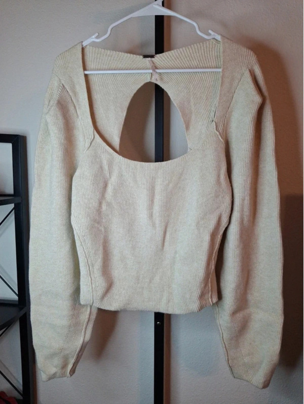 Free People Cream Colored Saffron Top size M